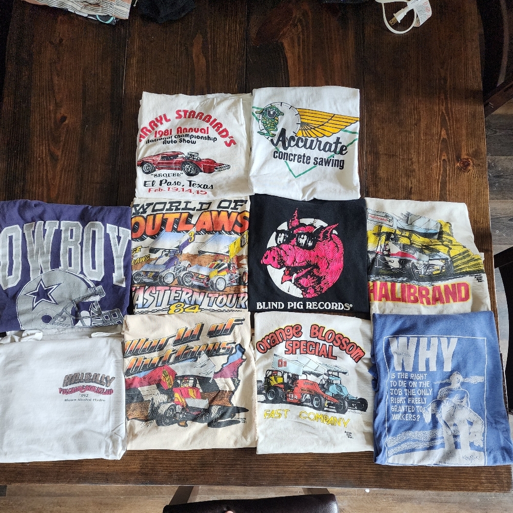 Vintage 70s 80s 90s T-Shirt Lot of 10